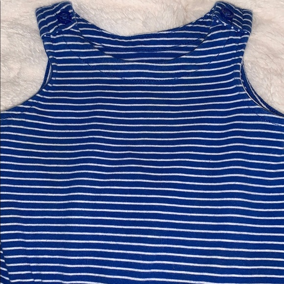 Baby Gap Blue stripe Dress 3-6 mos tank sundress - Picture 2 of 8